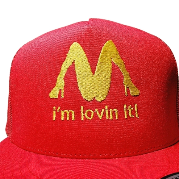 M i'm lovin it! Mesh Adjustable Snapback Direct Embroide… - Picture 5 of 5